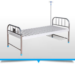Flat Adjustable Bed Tinggi Untuk Pasien, Tempat Tidur Rumah Sakit High End Dengan Roda