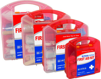 Safe Emergency First Kit Kit Bahan Kasing Plastik Dengan Perban Triangular
