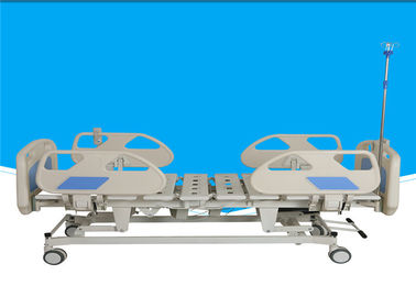 3 Fungsi ICU Electric Bed Rumah Sakit Tinggi Bahan Logam Disesuaikan