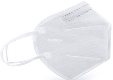 KN95 Non Alergi Masker Medis Sekali Pakai Elastis Rendah Pernapasan Resistensi