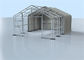 Tenda Rumah Sakit Sementara Besar Tahan Api Bingkai Rangka Ganda Dengan Atap Puncak