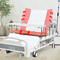 Tempat Tidur Pasien Rumah Sakit Pagar Pembatas yang Dapat Dilipat Dengan Rel Sisi Berbalik